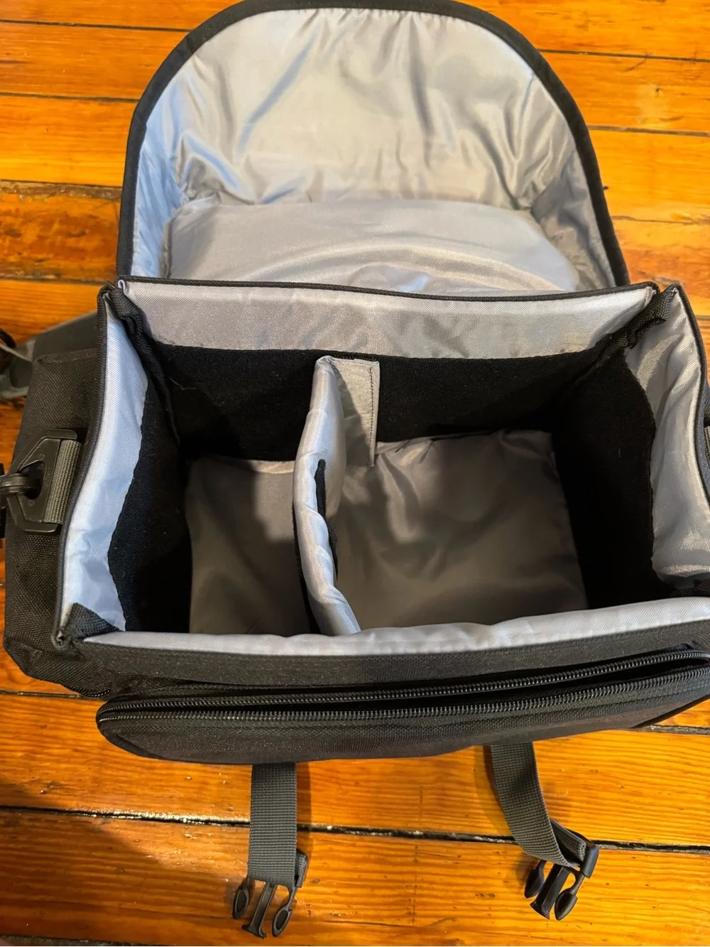 Canon Black and Gray Compact Messenger Camera Bag
